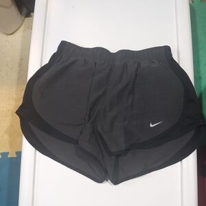 Nike Women's Charcoal Gray Athletic Shorts